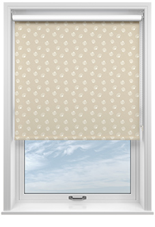 Periwinkle, Cream - Roller Blind